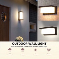 Waterproof Outdoor Wall Light 25W LED Lampu Dinding Lighting for Garden Balcony Staircase Gate