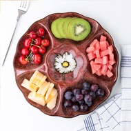 [Yuquan] Korean Melon Fruit Plate Snacks Snack Cake Plate Creative Snack Plate Melon Seed Nut Plate 