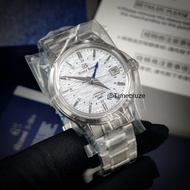 [Time Cruze] Grand Seiko GMT SBGJ249 Hi-Beat Shosho Wave Pattern Blue Dial Men Watch SBGJ249G