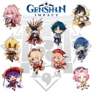 GANTUNGAN Genshin Impact Game Keychain - Genshin Impact Keychain - Genshin Impact Merchandise Acryli