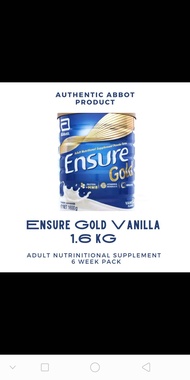 Ensure Gold Vanilla flavor (ORIGINAL)1600grams (2 weeks Supply)Milk supplements for adult and senior