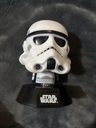 STAR WARS 星際大戰 10CM白武士風暴兵頭盔 面具小夜燈