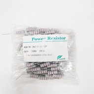 100PCS  Carbon Film Resistor 2W 5%  1R 1.5R 1.8R 2R 2.2R 2.4R 2.7R 3R 3.3R 3.6R 3.9R 4.3R 4.7R 5.1R 