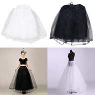 breezy 3-layer wedding dress with soft support petticoat