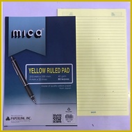 ☩ ❈ ✹ Pad Paper Grade 1, 2, 3, intermediate, yellow pad paper (1 pad only) mica and easy write