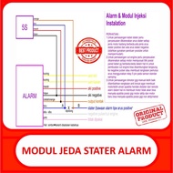 Alarm Motor / Alarm System / Kunci Pengaman alarm Motor Universal Untuk Semua Motor + Remot PNP Semu