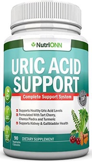 ▶$1 Shop Coupon◀  Uric Acid port - Herbal Uric Acid Cleanse plement - 90 Veggie Capsules - with Tart