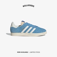 Official Original Adidas Gazelle Light Blue Cream White