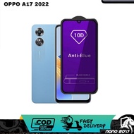 TEMPERED GLASS BLUE OPPO A17 SCREEN PROTECTOR ANTI BLUE