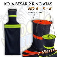 Koja Besar 2 Ring Top No. 4 5 6 - Koja fish 2 rings - Koja fish - Koja large fish 1.2 - 1.6 - 2 Mete