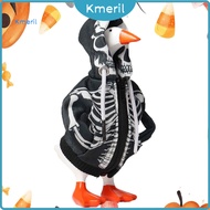 Kmeril Halloween Table Goose Sweatshirt Halloween Decor for Table Geese 7 Inch Mini Goose Attire wit