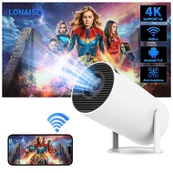 projector hy300 wireless with android 11 mini  projector hy300 pro wifi bluetooth led small projekto