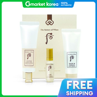 The Whoo | Bộ kem nền dưỡng da The Saem Gold Tone Up Sun Base Set Miên Mờ Da Bàng 3 tự nhiên