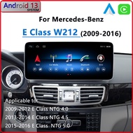 Android 13 For Mercedes-Benz E W212 E200 E260 2009 2016 CarPlay Car Radio GPS Navigation Multimedia 