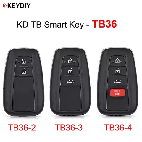 KEYDIY 8A Universal KD Remote Smart Car Key TB36-2 TB36-3 TB36-4 Button 2/3/4 Auto Assecories for To