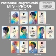 Photocard Hologram 2 Sisi BTS PROOF - Photo card Premium Kpop Unofficial