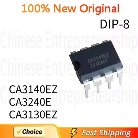 10 PCS/LOT DIP-8 CA3140EZ CA3140 CA3240E CA3130EZ DIP-8 Operational Amplifier IC Chip 100%Quality Or