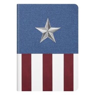 [促銷] MARVEL 正貨 Captain America 美國隊長 布紋 翻蓋 支架 保護殼 [iPad 9.7]