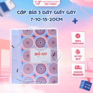 bag, 3-Strand Paper Cover 7-10-15-20cm Durable, Hard, Non-Curved for Storage of A4 Paper Documents