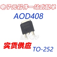 AOD408 D408 Field Effect MOS Tube TO-252 N Channel 18A 30V Brand New Ready Stock Can Shoot Directly