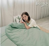 【BUHO 布歐】吸濕排汗天絲清新素色單人床包-不含枕套(多款任選)