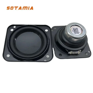SOTAMIA 2Pcs 1.75 Inch Mini Speaker 4 Ohm 10W HIFI Full Range Speaker Waterproof Speaker for JBL Go3