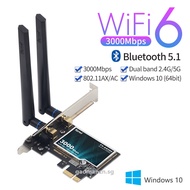 3000Mbps Wifi 6 Wireless Intel Ax200 Desktop Pcie Wifi Adapter Bluetooth 5.1 802.11Ax Dual Band 2.4G/5G Pci Express Netw