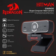 REDRAGON Redagon Webcam 1080P 30 FPS HITMAN - GW800