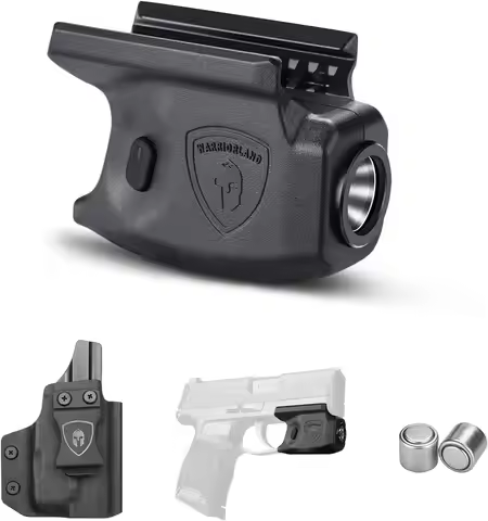 Mini Gun Light with Kydex Holster Tailored Fit Sig P365 / P365 XL Pistol 150 Lumens Sig P365 Handgun