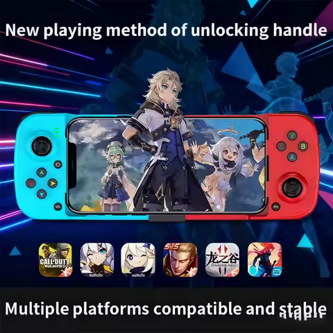 D3 Mobile Gamepad Wireless Bluetooth Android Retractable Gamepad is used for the gamepad of Pugswitc