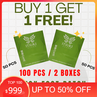 【 Original Itsuki Kenko Cleansing and Detoxifying Foot Patch - 100pcs/2 boxes 】