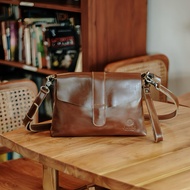 Dande Fofana Women's Genuine Cowhide Leather Sling Bag