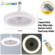 【3 Years Warranty】E27 Screw Bulb Ceiling Fan With Light φ25cm Exhaust Fan MINI Electric Fan Aromathe