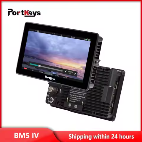 Portkeys BM5 IV 5.5inch Camera Field Monitor 3D LUT Display 1920x1080p Dual Screen Monitor 4K HDMI-U