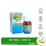 My Well Health Supplement Vitamin D3 IU 1000 | My Well Helps Maintain Body Stamina