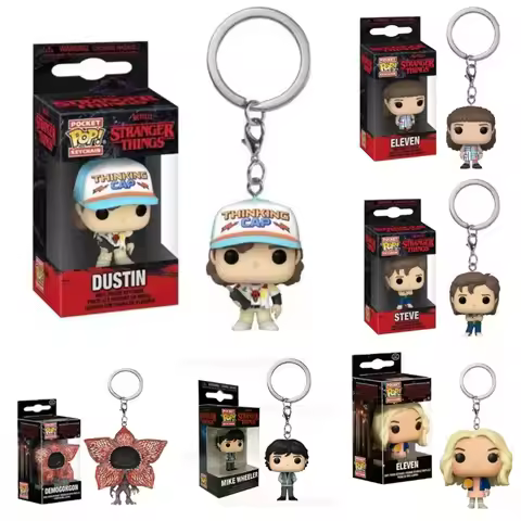 2026 Funko POP Series Keychains: Venus Flytrap, Dustin and Steve