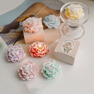 Hotel Carnation Flower Fragrance Candle Gift Box Gift Candle Mother's Day Wedding Companion Gift Candle Decoration