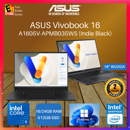 ASUS Vivobook 16 Laptop (Intel Core 5 120U /16GB/ 512GB /16 IPS WUXGA/ Intel® Graphics / OFFICE H&S/