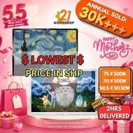 (2HR DELIVERY) Jigsaw Puzzle Frame 500/1000 PCS | 75x50cm / 70x50cm / 50.5x50.5cm | Wall Frame Bingk