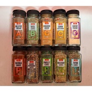 Coles All Spice Ground/Basil/Cinnamon/Cumin Seed/Garlic Powder/Paprika Smoked/Black Pepper/Parsley/R