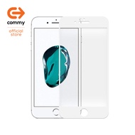 COMMY ฟิล์มกระจกกันรอย เต็มจอ iPhone 7 Plus / iPhone 7 รุ่น Full Frame แข็งแรงระดับ 9H ทัชลื่น ภาพคมชัดสีสดใส ป้องกันถึงขอบจอ (ฺสีขาว)