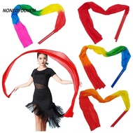 NONEDYODYE9I Gymnastics Ribbon, Silk Colorful Dancing Ribbons, With Rod Sports Props
