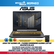 ASUS TUF Gaming A15 FA506N-CQHN666WS Gaming Laptop - 15.6 FHD IPS 144HZ/R7-170/16GB D5/512GB NVME SS
