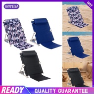 [Iniyexa] Lifting Bed Backrest Sit up Back Rest Foldable Multi Function Bed Chair with Pillow for Dormitory Outdoor Camping