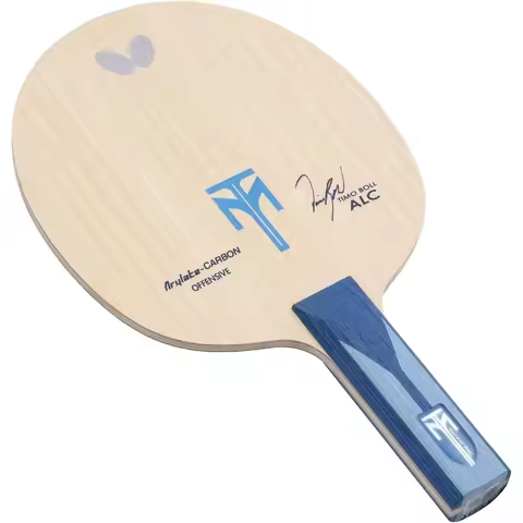 Timo Boll ALC Table Tennis Blade with Arylate-Carbon Fiber - Professional Grade - FL and ST Handle S