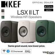 KEF LSX II LT Multi-Room Wireless Bluetooth/WiFi/Ethernet Desktop Bookshelf Speakers (with HDMI ARC)