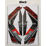 RS150 Custom Batman Edition ( 40 ) ( 56 ) Body Cover Stripe Sticker - Black / Red / Pink / Blue / Gr