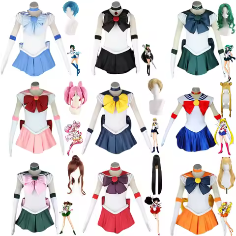 Anime Meiou Setsuna Kino Makoto Tenoh Haruka Mizuno Ami Aino Minako Kaiou Michiru Hino Rei Cosplay C