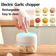 Ready stock Wireless Electric Mini Garlic chopper / Speedy cutter chopper blender Meat grinder/ pemo