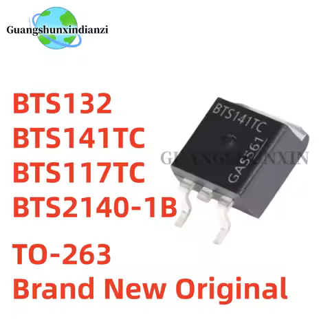 (5PCS) 100% New Original BTS2140-1B TO263 BTS21401B BTS2140 1B TO-263 BTS117TC BTS117 BTS141TC BTS14